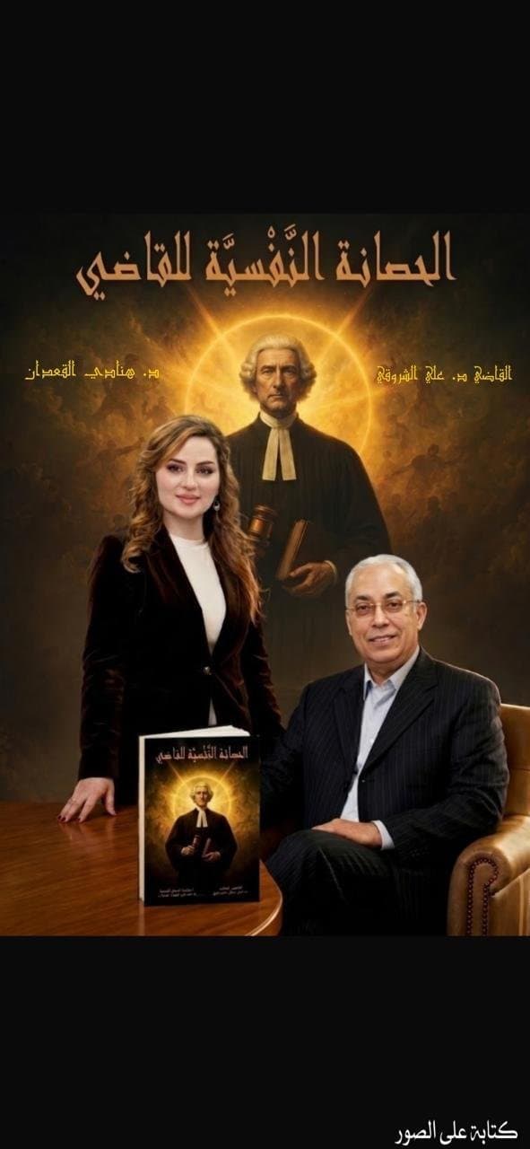 *«الحصانة النفسية للقاضي».. منجز علمي رفيع للقاضي الدكتور علي الشروقي والدكتورة هنادي القعدان*