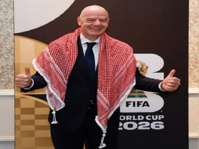 إنفانتينو يشيد بالشماغ الأردني: رمز التراث الثقافي العريق