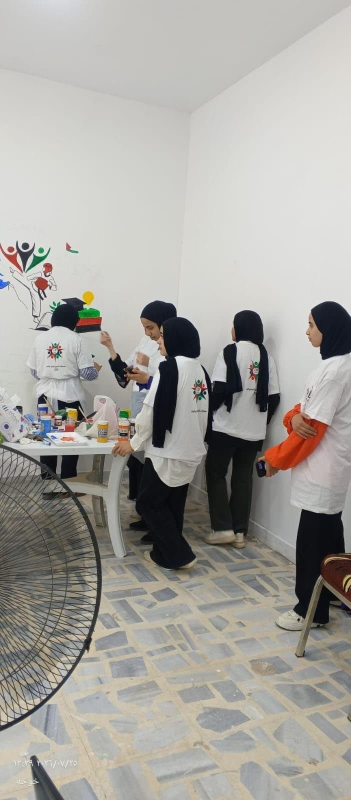 انطلاق معسكر الجداريات في مركز شباب وشابات العيون وشابات عبين عبلين ضمن معسكرات الحسين للعمل والبناء 2026