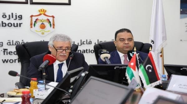 تفاهم بين الأردن وليبيا لتعزيز التعاون في مجال العمل
