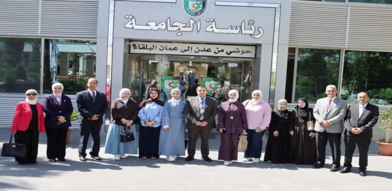 البلقاء التطبيقية تستقبل طلبة من الجامعات الفلسطينية للتدريب والتبادل الطلابي