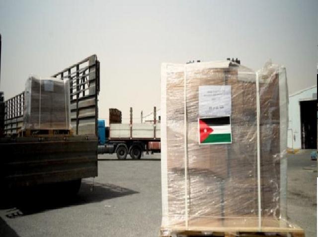الأردن يسير 40 شاحنة مساعدات جديدة إلى قطاع غزة