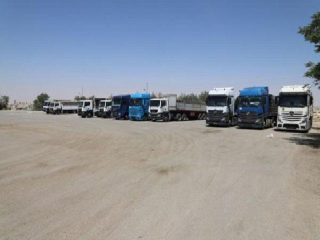 عبور 50 شاحنة مساعدات أردنية  إلى غزة