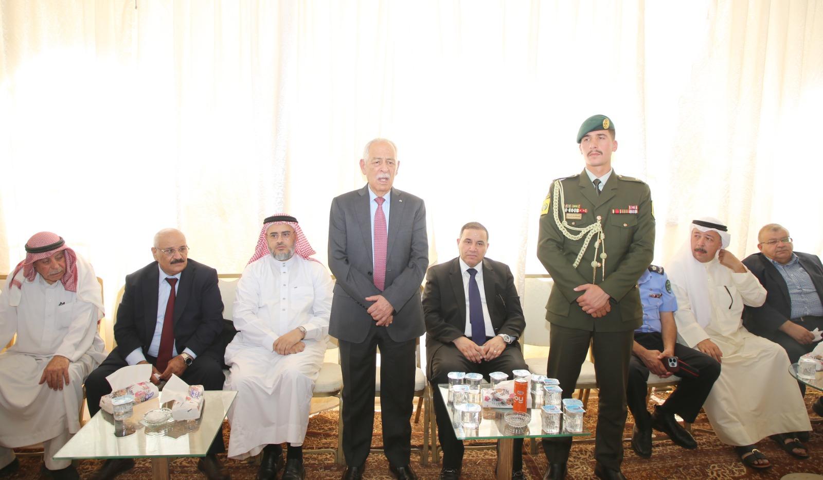 مندوبا عن الملك وولي العهد.. العيسوي يعزي عشيرة أبو موسى العليقات